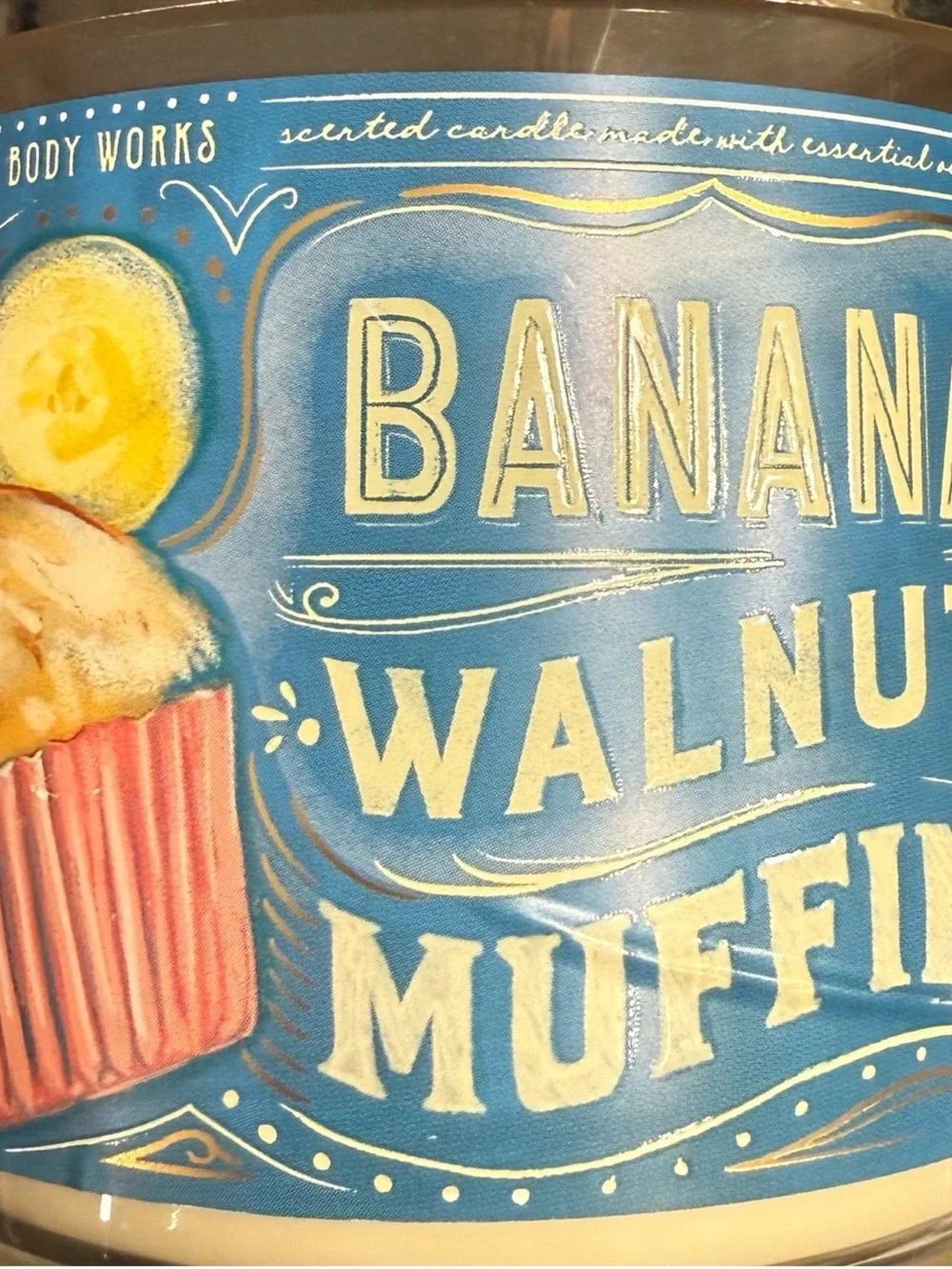 Banana Walnut Muffin Candle